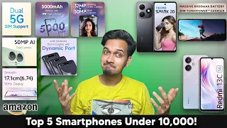 Top 5 Best 5G Smartphones Under 10,000 - 2024’s Best Budget Phones