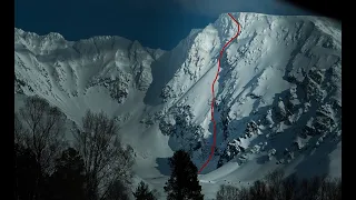 Skiing the North Ramp of Fugldalsfjellet