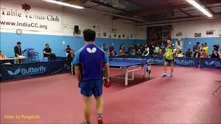 Eugene (2810) vs Ju Mingwei (2741) - 2018 ICC Butterfly America Open Men's Singles Semi-Final