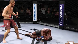 Khabib vs Will Brooks (EA sports UFC 3) - CPU vs. CPU