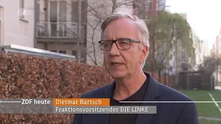 Dietmar Bartsch am 27. März 2020 in ZDF heute