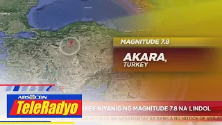 Turkey niyanig ng magntiude 7.8 na lindol | Headline Pilipinas (6 Feb 2023)