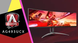 AOC Agon AG493UCX 🖥️ Ultra szeroki 32:9, 49 cali dla graczy / Recenzja 4K