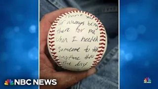 One high school baseball team found a meaningful way to give thanks before graduation