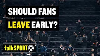 Darren Bent debates if fans should ever LEAVE a football match early?! 🤔 | talkSPORT