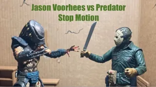 Jason Voorhees vs Predator Stop Motion