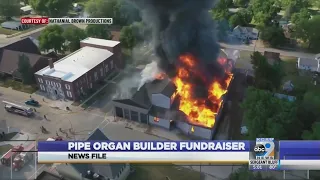 Pipe organ builder fundraiser