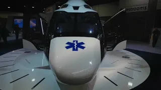 Air Med Configured Airbus H160 Mock-Up Walk Around, Heli-Expo 2019