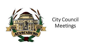 Atascadero City Council Meeting - March 22, 2022