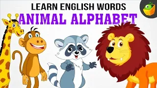 Animals Alphabet - Pre School - Learn English Words (Spelling) Video For Kids and Toddlers