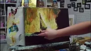 Алла Белопесоцкая видеоурок живопись маслом " Корабли"