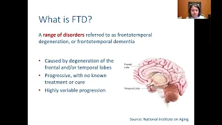 Understanding Frontotemporal Degeneration (FTD), Part 1 | Webinar