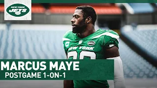 1-On-1: Marcus Maye Following A Two-Sack Day | New York Jets | NFL