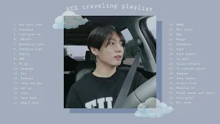 BTS travel playlist (chill, traveling, driving)