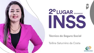 INSS: Conheça Tailine Saturnino, aprovada no concurso em 2° lugar na GEX Dourados