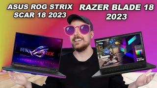 Razer Blade 18 2023 vs Asus ROG Strix SCAR 18