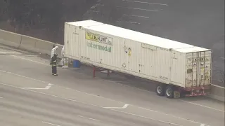 LIVE: Chopper 7 over HAZMAT situation on I-55