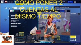 COMO USAR 2 CUENTAS DE FORTNITE AL MISMO TIEMPO EN EL PC (FACIL)