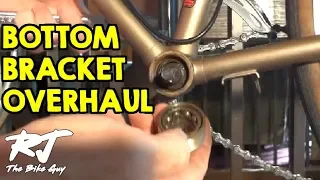 How To Overhaul A Bike Bottom Bracket - Remove/Clean/Install New Bearings