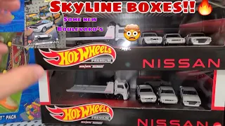 We found Skyline Diorama Boxes!🔥 Plus some of the New Boulevard wave 🚖. Tons of Hotwheel Bins!