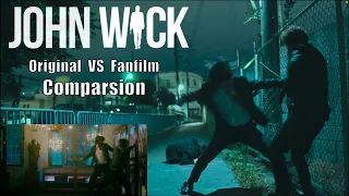 【ジョン・ウィック再現】JOHN WICK FIGHT SCENES FanFilm (Original vs FanFilm) Comparsion