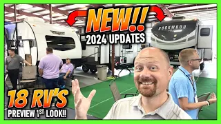 Previews for Tons of New 2024 RVs & Features from Different Forest River Brands!!