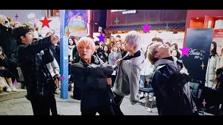 20191130. ANTARES💜 (KINGDOMS CREW). PENTAGON 'SHINE' COVER. WHAT A CUTE ATTRACTIVE BUSKING.