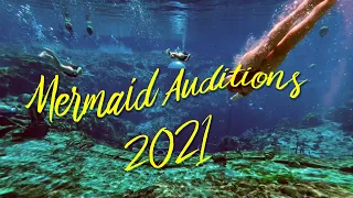 Weeki Wachee Mermaid Auditions (2021)