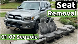 Toyota Sequoia Seat Removal (2001-2007 All Seats)