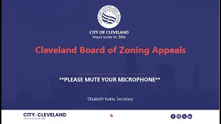 Board of Zoning Appeals Meeting May 20, 2024