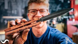 Making a BUTTERFLY KNIFE with Will Stelter!