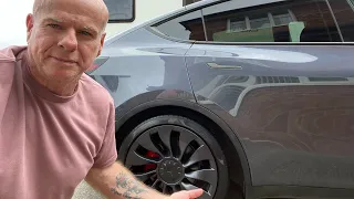 Cleaning my Tesla model y performance