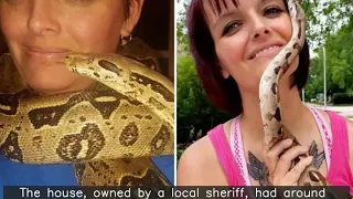 US woman found dead with snake around neck in house containing 140 snakes