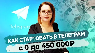 Как стартовать в Телеграм с Нуля и заработать 450 000 рублей (запись эфира)