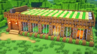 Minecraft Farmhaus bauen Tutorial 1.19 - Scheune bauen in Minecraft 1.19 Tutorial