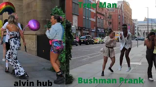 She Screamed Like Crazy : bushman prank