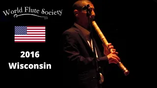 Shakuhachi flute 尺八 concert/World Flute Society/Rodrigo Rodriguez Tamuke 手向, Honkyoku 吹禅 Blowing Zen