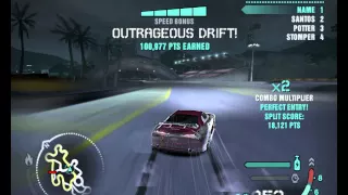 Need For Speed Carbon - Drifting Toyota Supra World Record