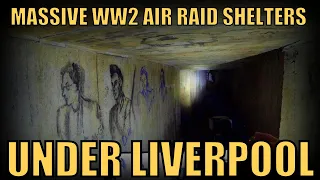 Massive World War 2 Air Raid Shelter Under Liverpool And The Durning Road Disaster Memorial.