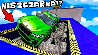 ❄️ SUPERAUTA KONTRA NISZCZARKA!? PRZECIĄGANIE LINY | BeamNG Drive |