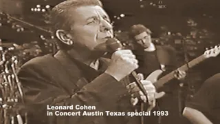 LEONARD COHEN in Concert Live Austin Texas special July 1993