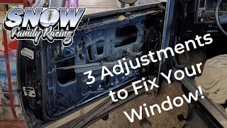 3 Ways to Adjust G Body Windows!