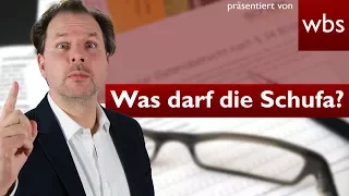 5 Dinge, die die Schufa (nicht) darf | Rechtsanwalt Christian Solmecke