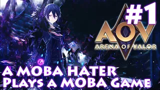 A MOBA GAME HATER TRIES OUT A MOBA GAME - Arena of Valor (TAGALOG)