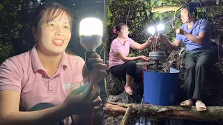 How to create 220v - 500w power source with bamboo pipes - Xuan and Hien farm life