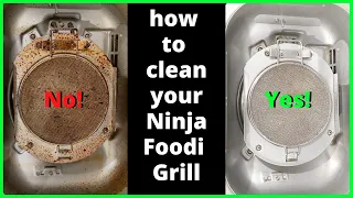 HOW TO CLEAN YOUR NINJA FOODI GRILL! | Lid Cleaning Tutorial