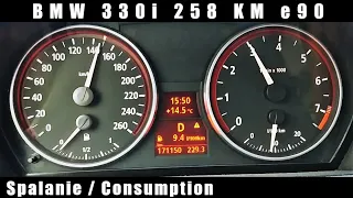 2005 BMW 330i e90 - Spalanie / Fuel Consumption