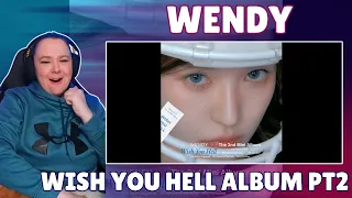 WENDY (웬디) | 'Wish You Hell' Album | REACTION/REVIEW (Part 2)