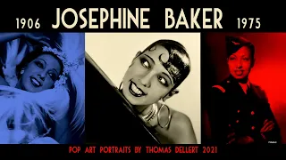 JOSEPHINE BAKER   A Pop Art  Tribute By Thomas Dellert
