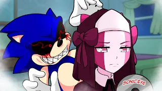 SARVENTE IS HAUNTED BY SONIC.EXE - FRIDAY NIGHT FUNKIN ANIMATION - PART 1